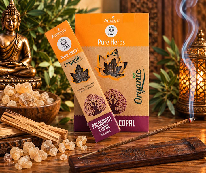 Incienso Orgánico Palo Santo Copal Sga